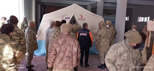 İnsani Yardım ve Çadır Kurulumu Eğitimleri 